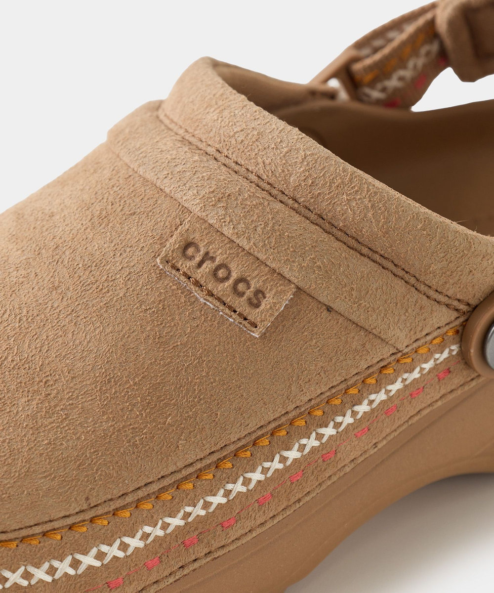UNION STATION CROCS CRAFTEDVEGAN SUEDE STITCH ベージュ