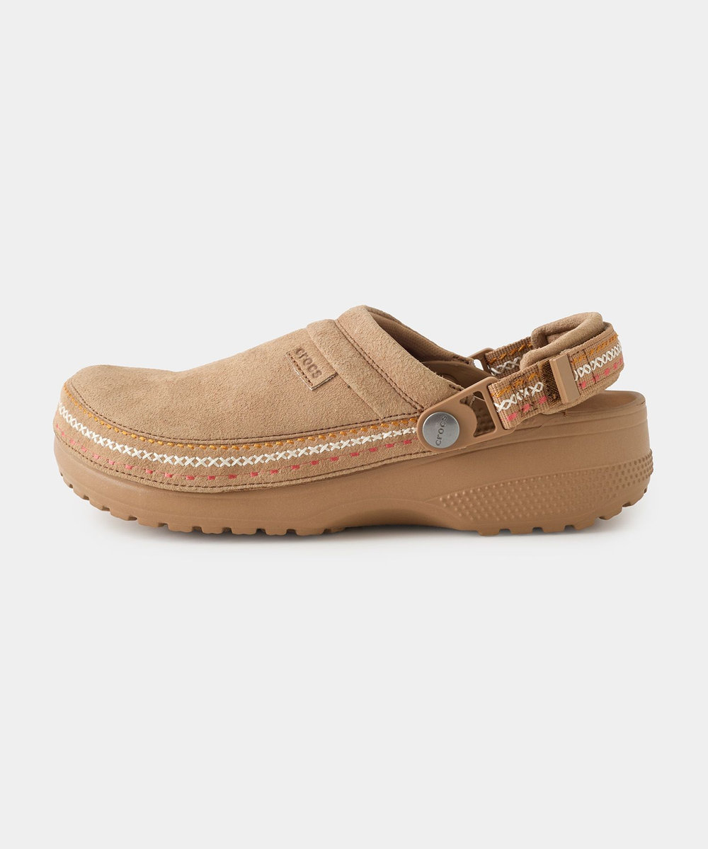UNION STATION CROCS CRAFTEDVEGAN SUEDE STITCH ベージュ