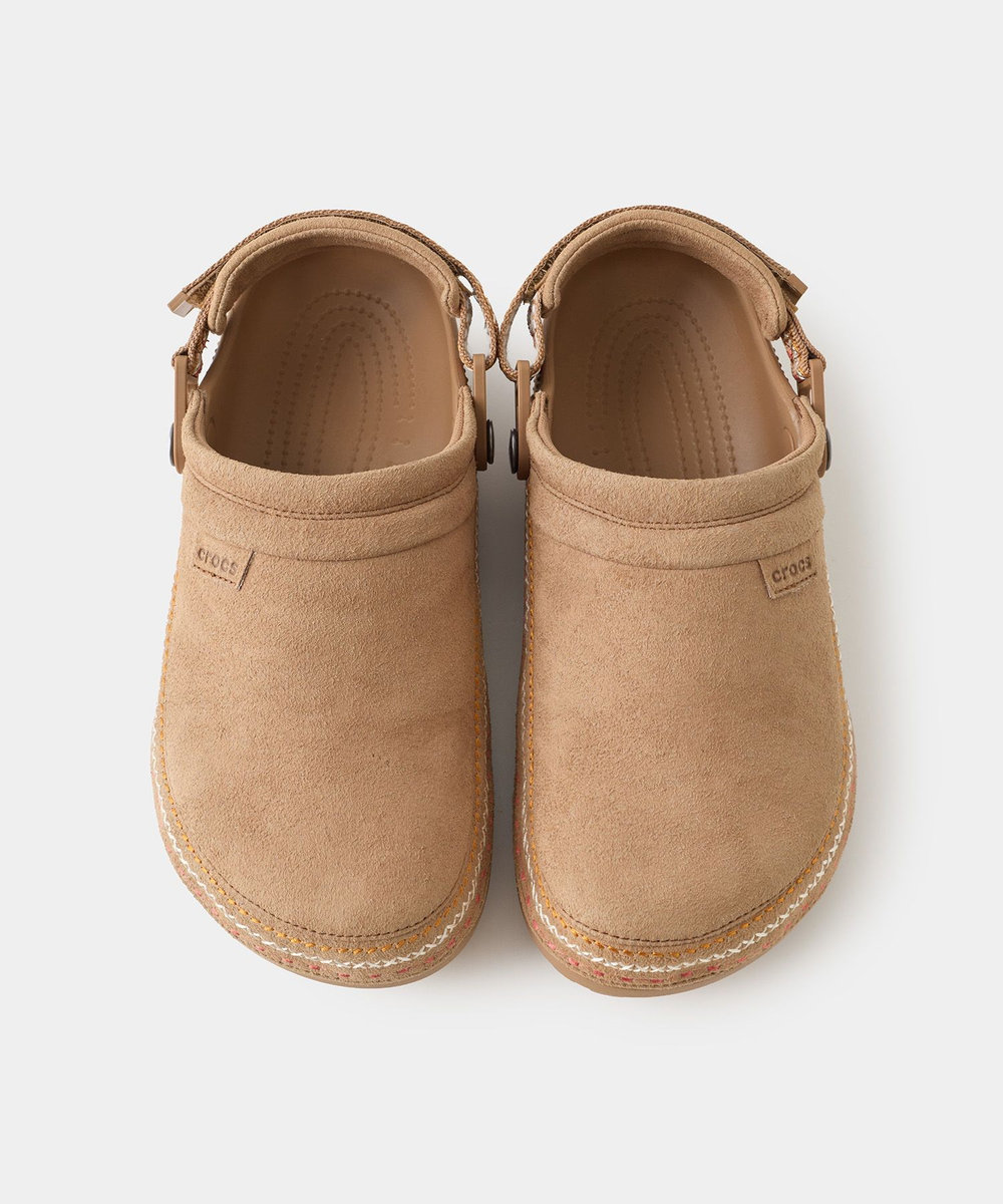 UNION STATION CROCS CRAFTEDVEGAN SUEDE STITCH ベージュ