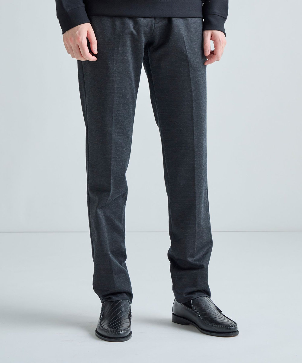 MEN'S BIGI 《G.H BASSコラボ》トラムステッチレザーローファー ブラック