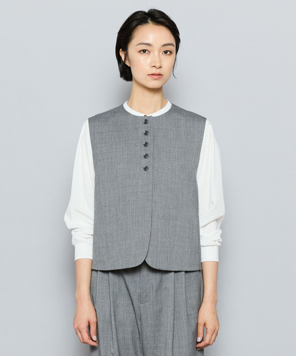 L'EQUIPE T/Wツイルストレッチジレ グレー