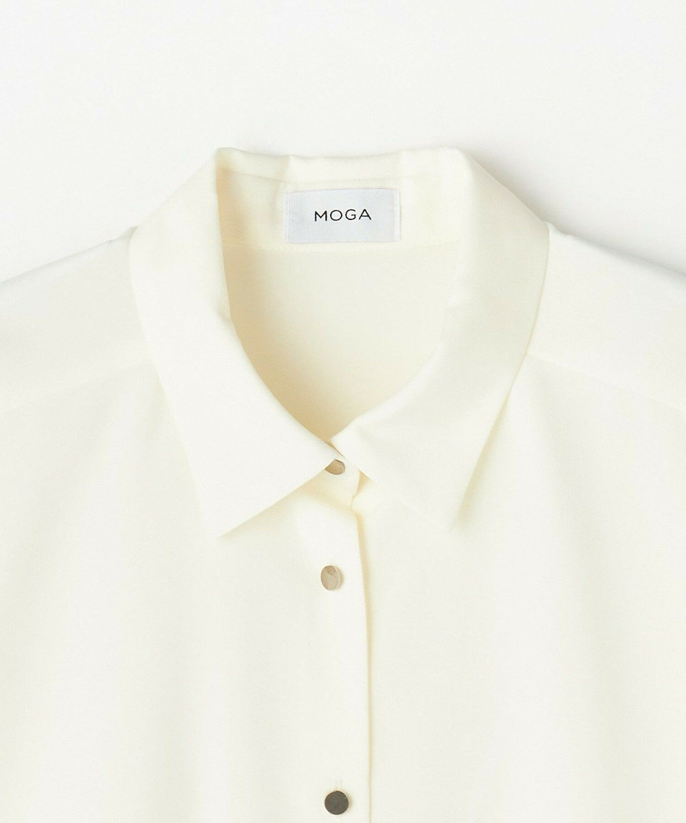 MOGA ドライトロドルマンシャツ オフホワイト