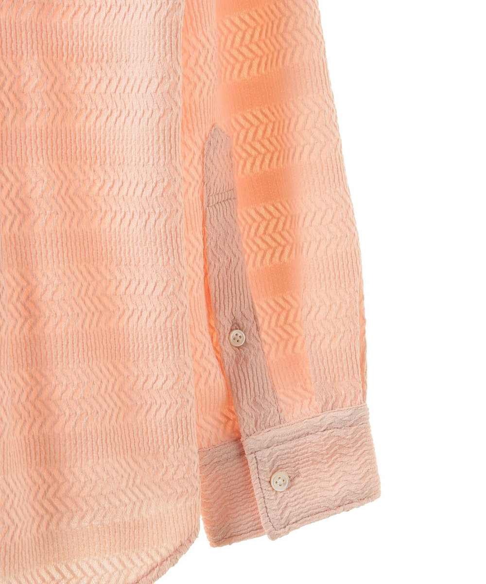 MEN'S BIGI ショートポイントカラージャージシャツ サーモンピンク