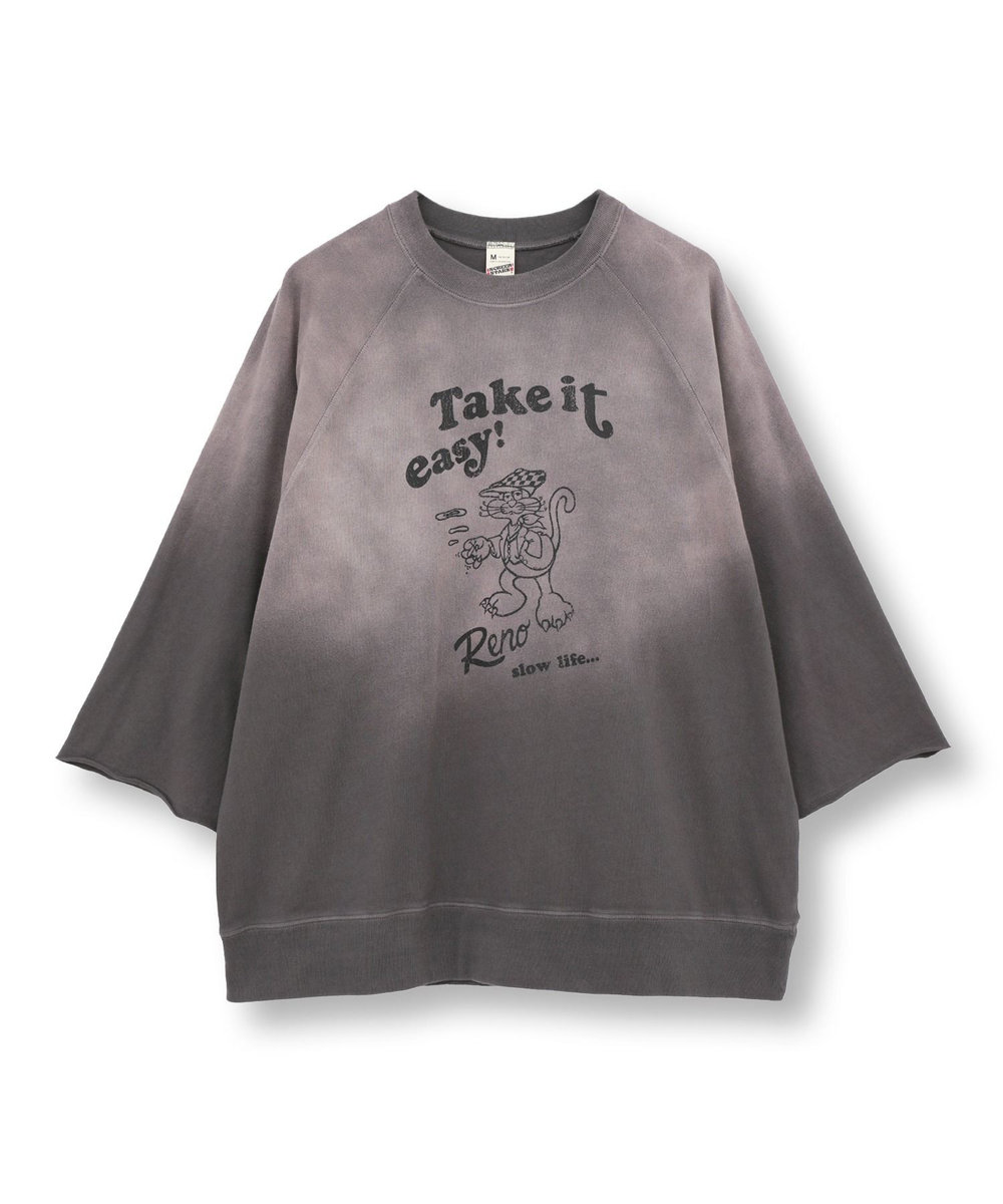 MEN'S BIGI 【SCREEN STARS/スクリーンスターズ】Sunburned sweat tee チャコールグレー