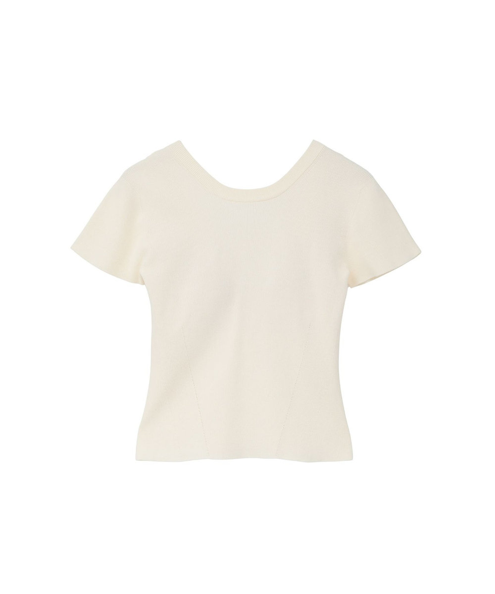 1er Arrondissement ＜NICENICE MOMENT（ナイスナイス モーメント）＞コンパクトTシャツ ホワイト