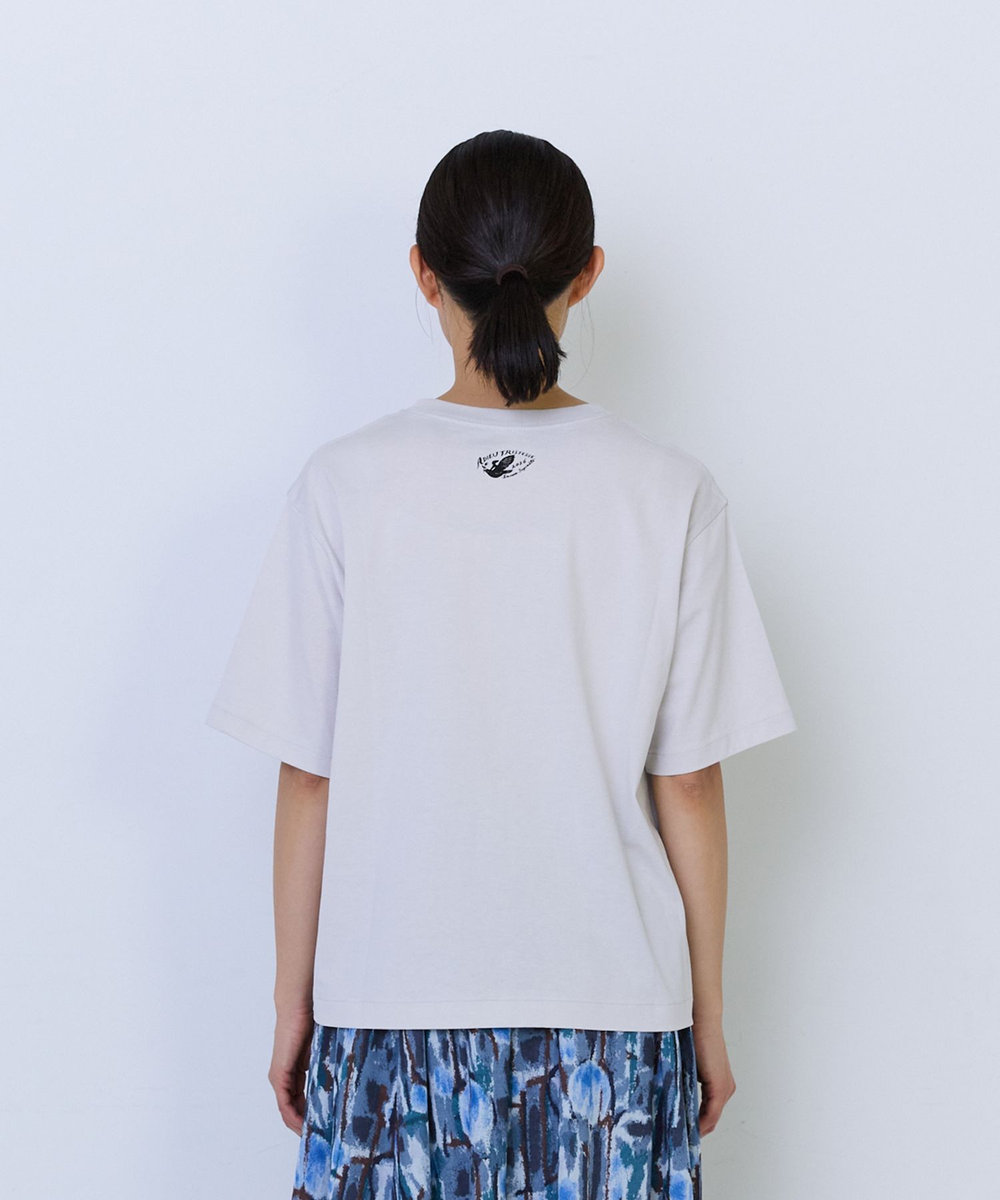ADIEU TRISTESSE 杉本さなえさん コラボTシャツ グレー