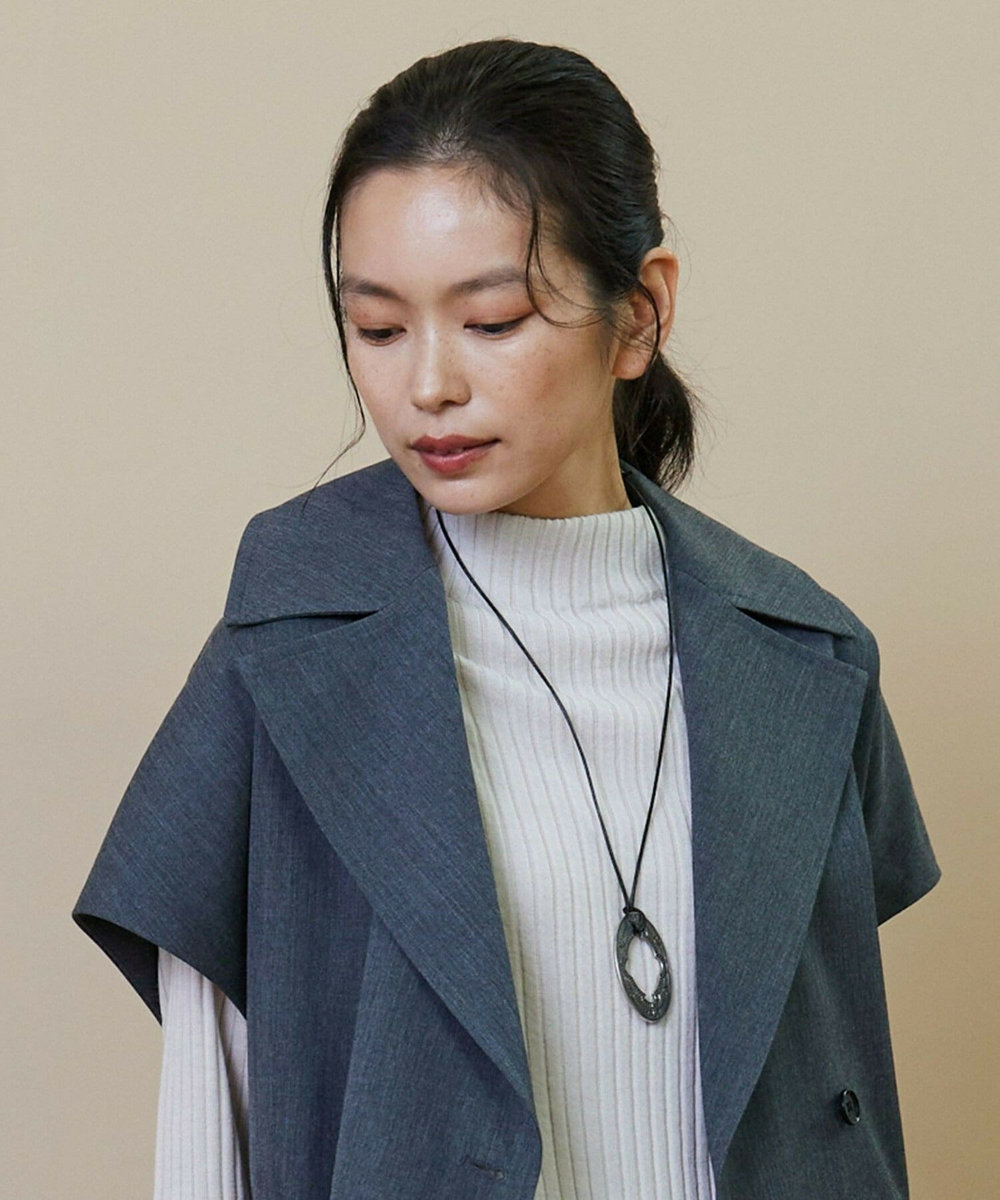 L'EQUIPE フォークロアオーバルペンダント シルバー