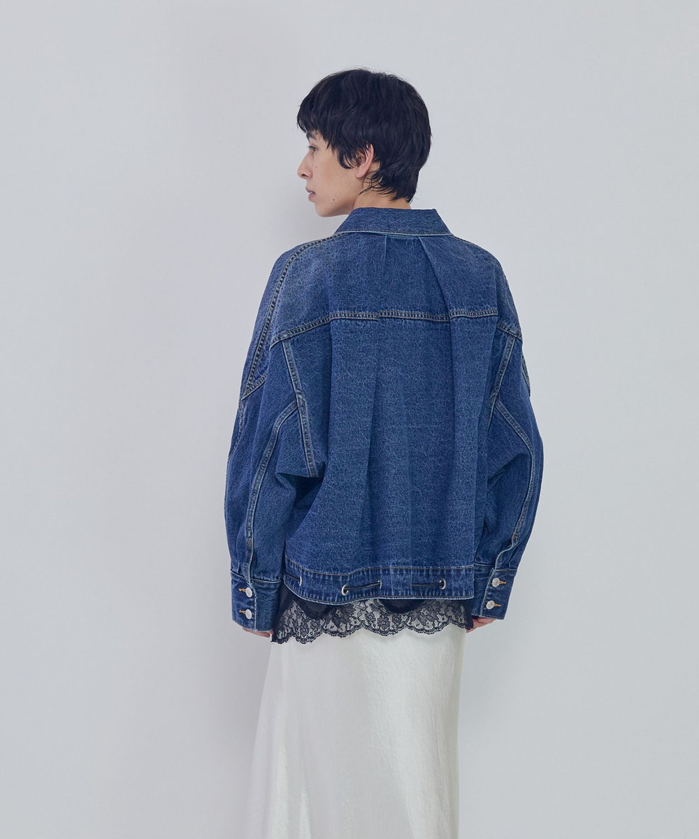 1er Arrondissement ドルマンデニムジャケット インディゴブルー