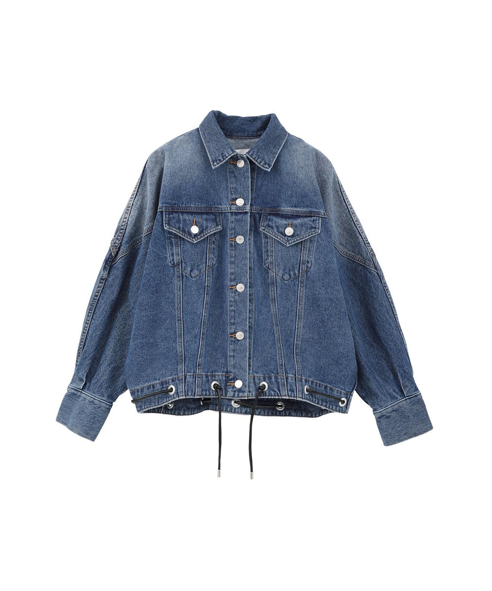 1er Arrondissement ドルマンデニムジャケット インディゴブルー