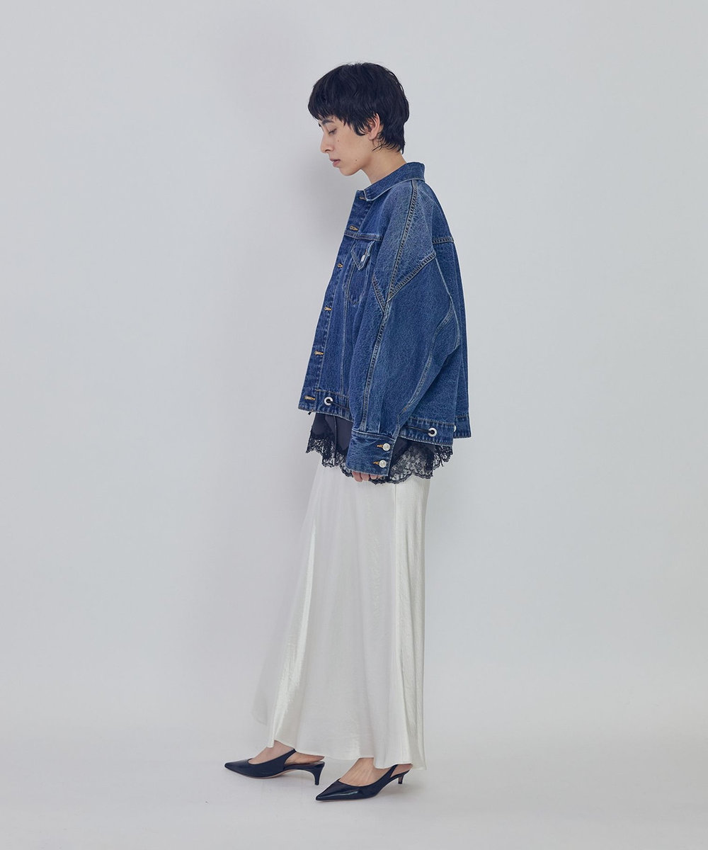 1er Arrondissement ドルマンデニムジャケット インディゴブルー