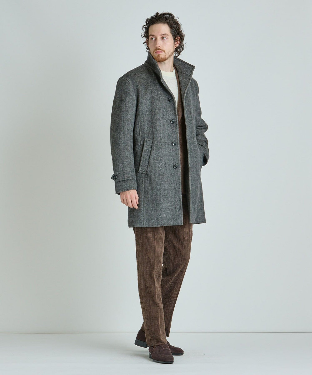MEN'S BIGI シャーリングコーデュロイパンツ＜ストレッチ＞ ブラウン