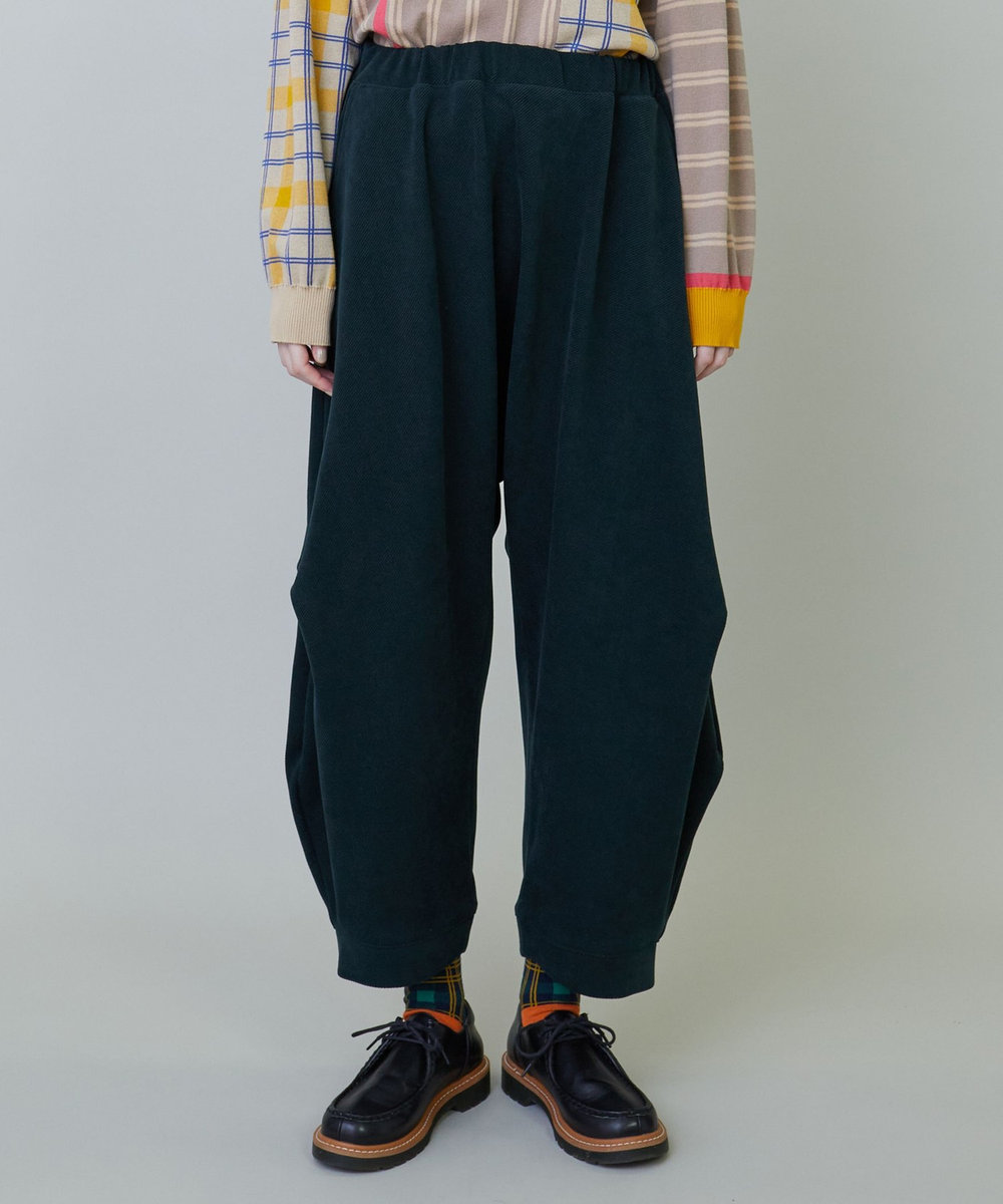 FRAPBOIS モールツイル パンツ グリーン