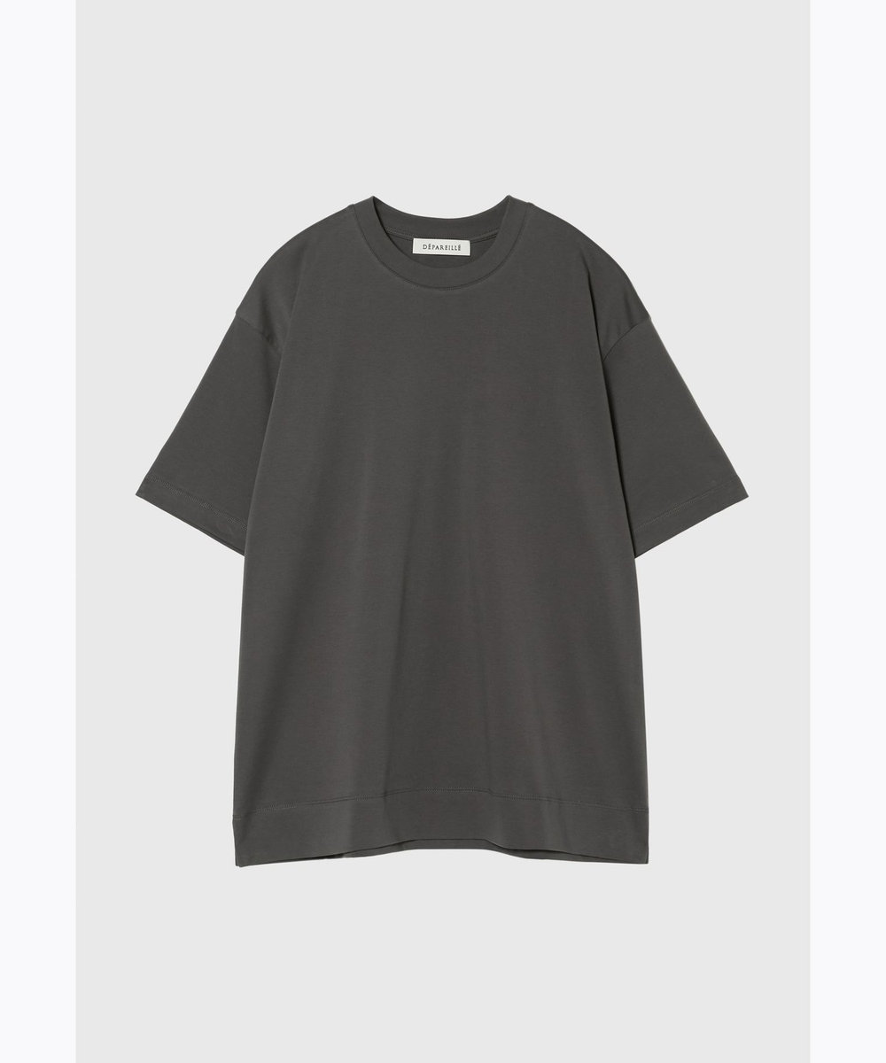 DÉPAREILLÉ SMOOTH BIG T SHIRT / スムースビッグTシャツ チャコールグレー