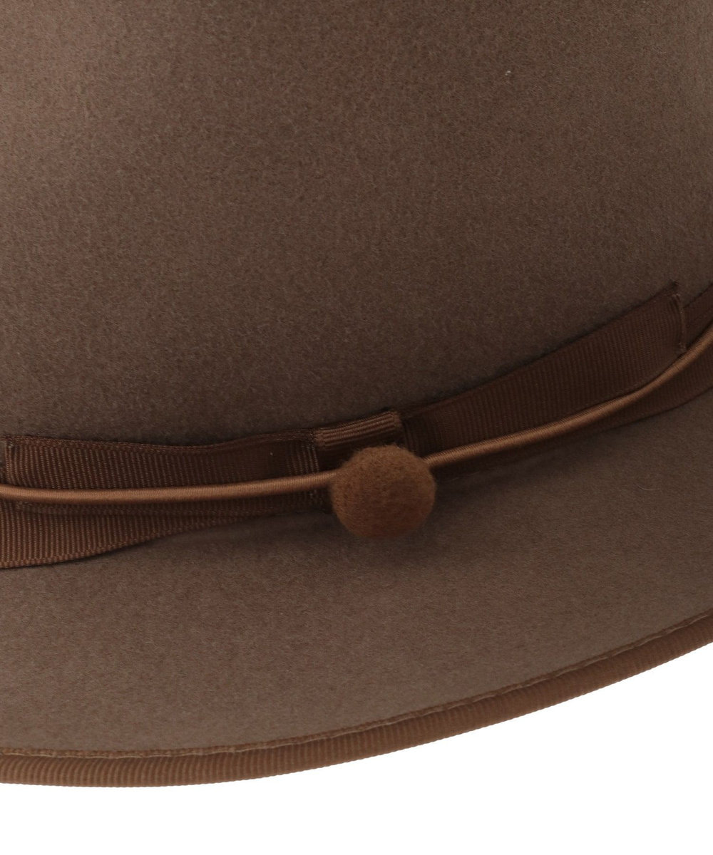 MEN'S BIGI ウールフェルト 中折れハット ベージュ