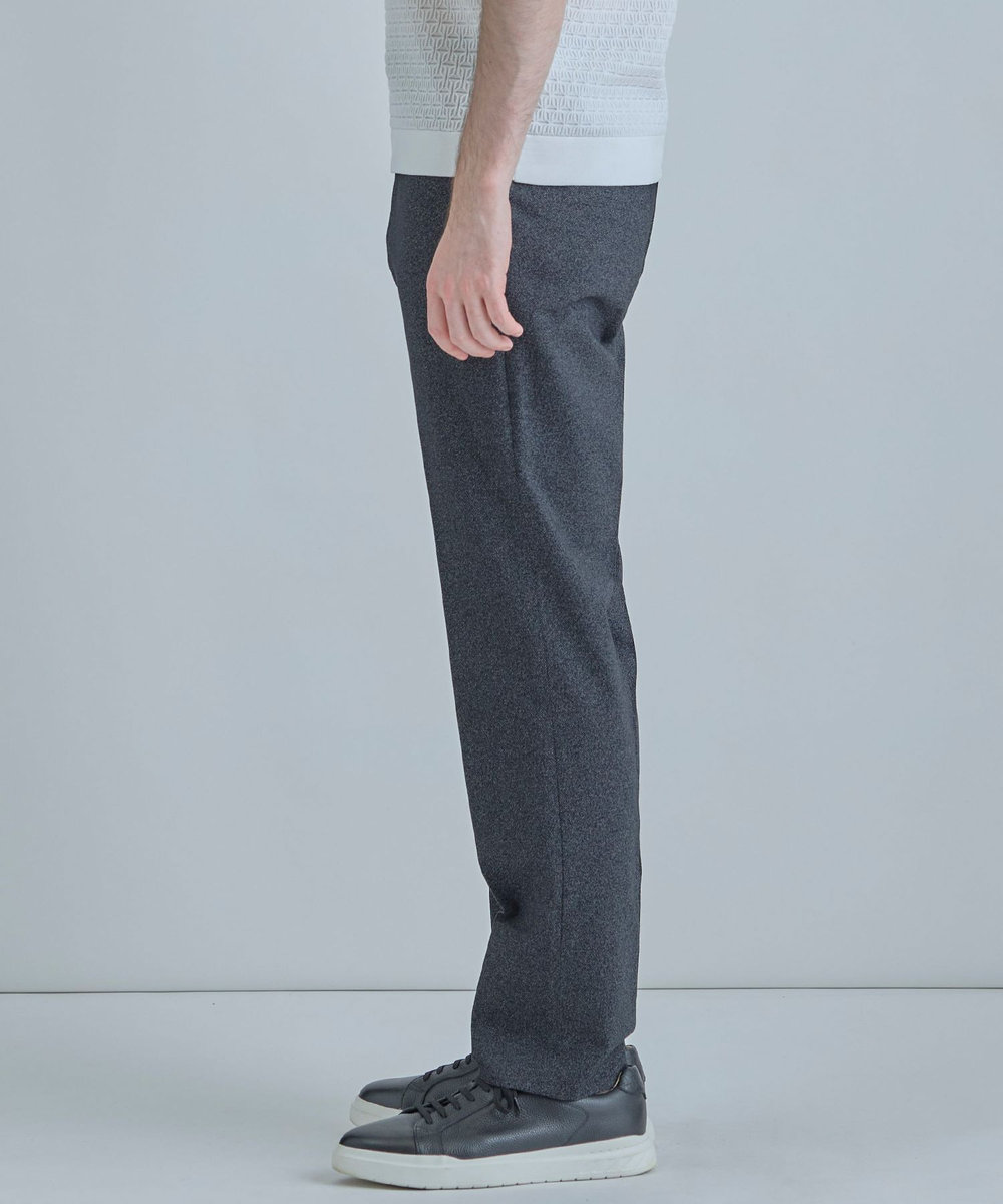 MEN'S BIGI 【ACTIVE TAILOR/アクティブテイラー】ハイゲージツイル ジャージパンツ＜防シワ性＞＜ストレッチ＞ ブラック