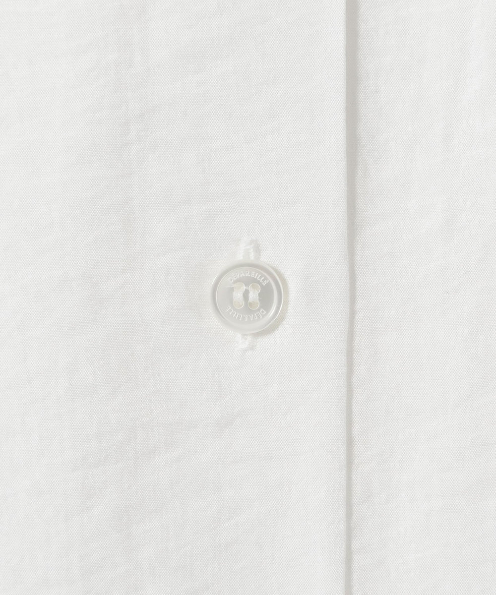 DÉPAREILLÉ SHEER SILK REGULAR COLLAR SHIRT / シアーシルクレギュラーカラーシャツ オフホワイト