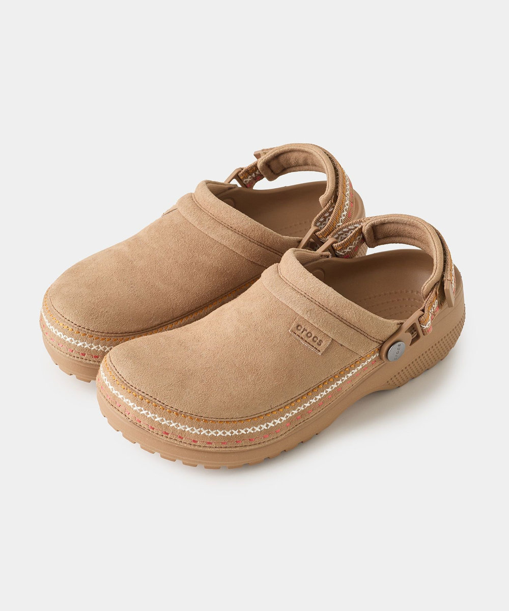 UNION STATION CROCS CRAFTEDVEGAN SUEDE STITCH ベージュ