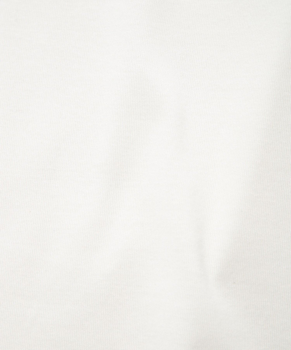 MEN'S BIGI 60/2マーセライズジャージクルーネックTEE ホワイト