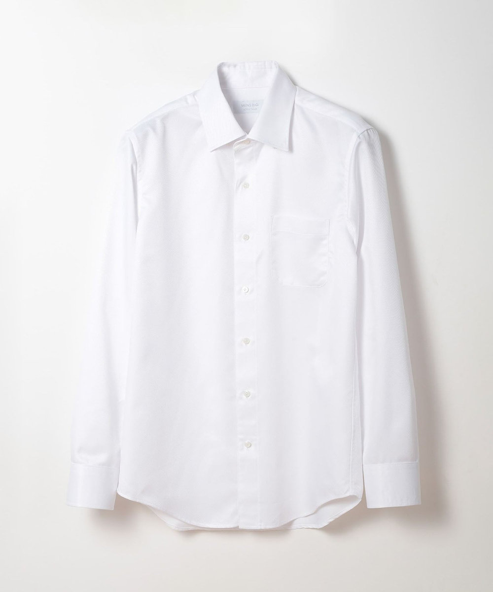 MEN'S BIGI 【ACTIVE TAILOR】クールマックスツイルドレスシャツ ホワイト