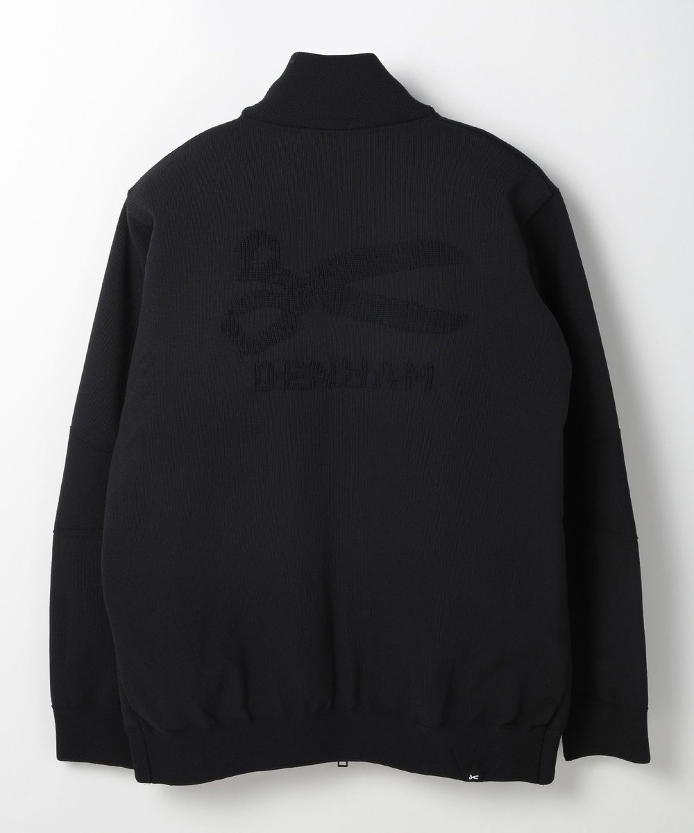 MEN'S BIGI 【DENHAM×MENS BIGI】スタンドニットジップブルゾン ブラック