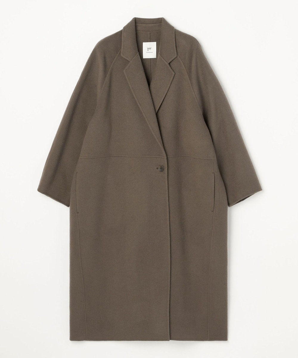 1er Arrondissement ラップリバーコート モカ