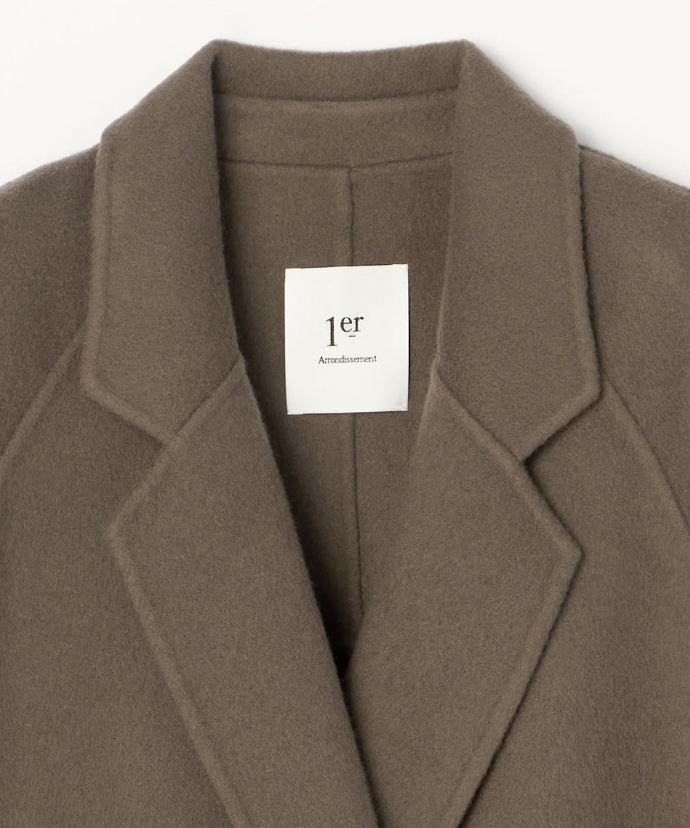 1er Arrondissement ラップリバーコート モカ
