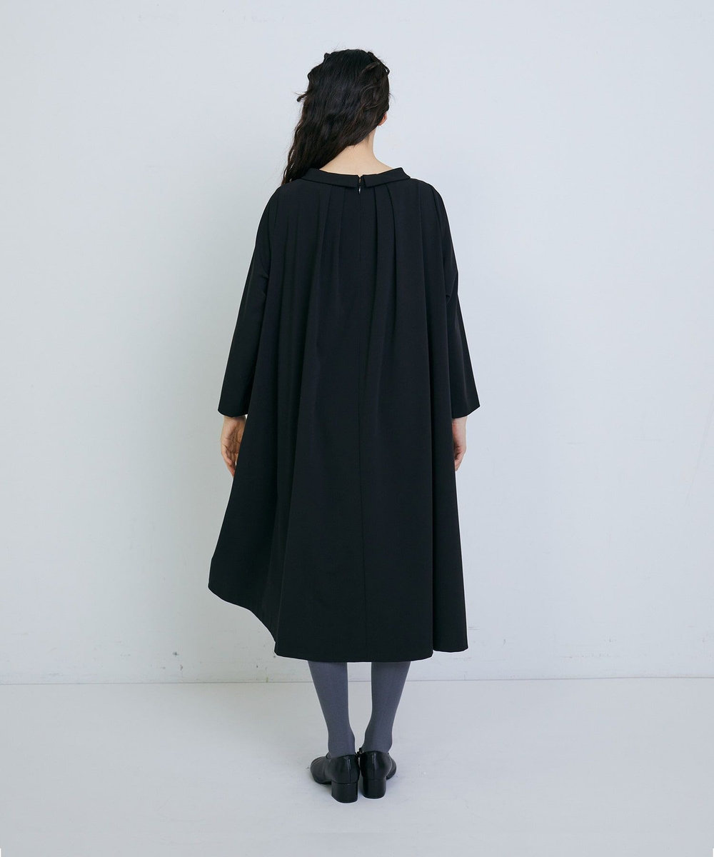 congés payés ADIEU TRISTESSE ◆きれいめAラインワンピース ブラック