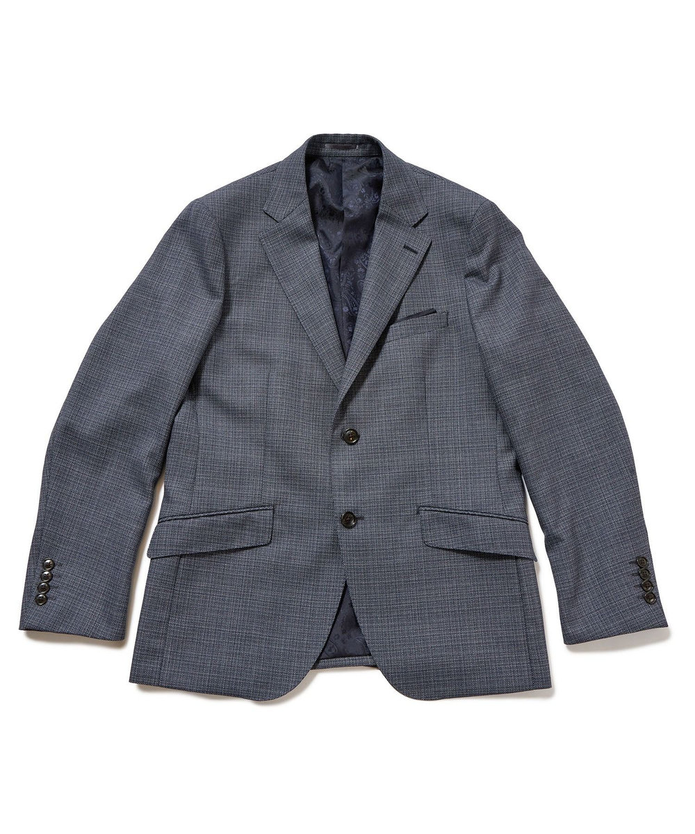 MEN'S BIGI 【ACTIVE TAILOR】ミックスヤーン/ホップサックジャケット＜セットアップ・スリーピース対応＞ グレー