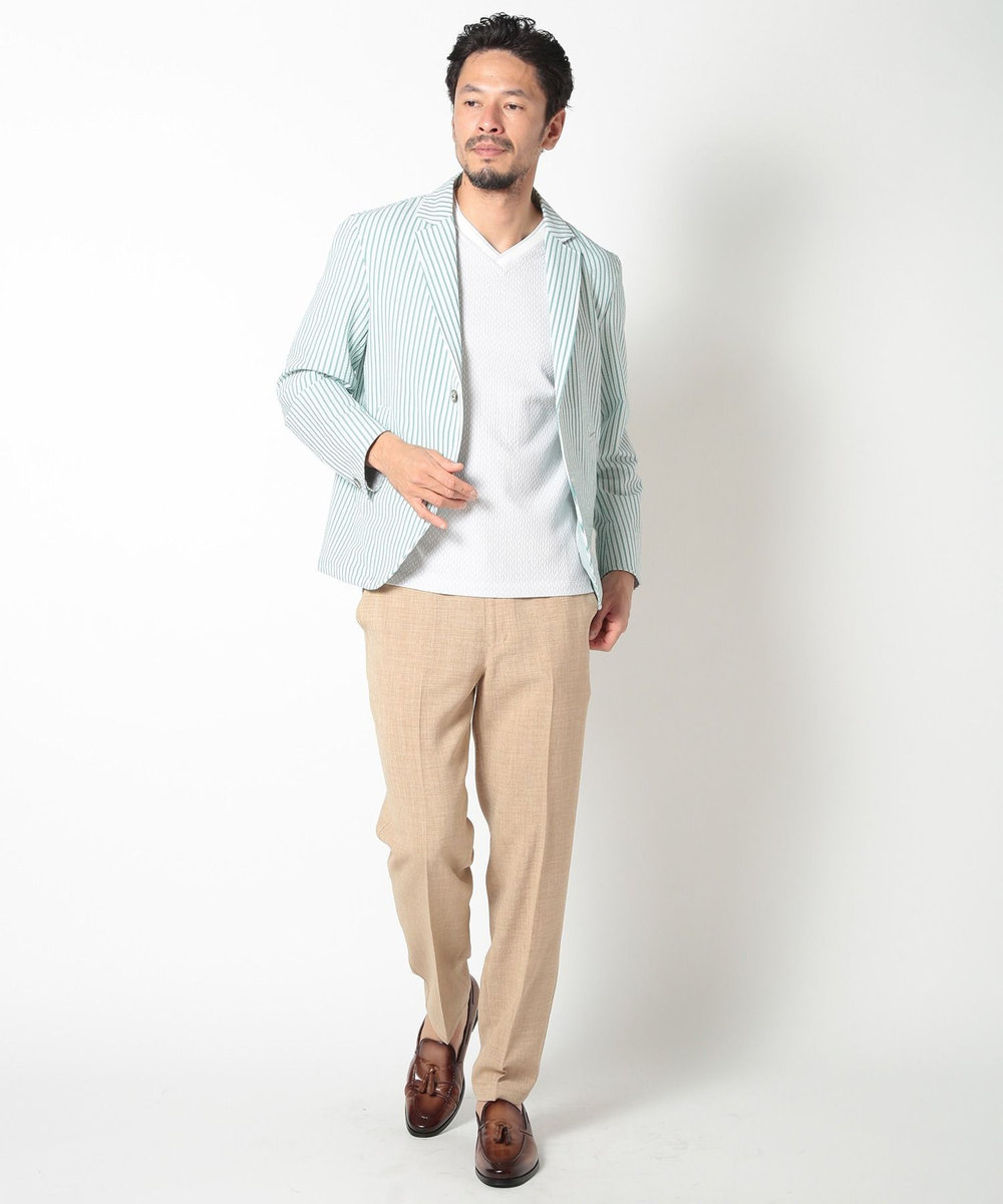 MEN'S BIGI ブッチャーストレッチイージーパンツ ベージュ