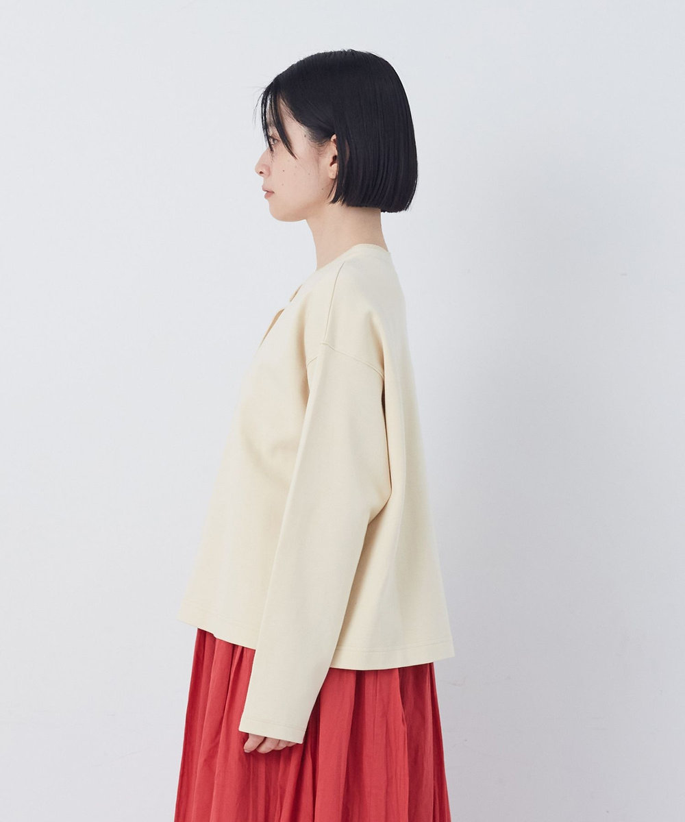congés payés ADIEU TRISTESSE ポンチスナップカーディガン アイボリー