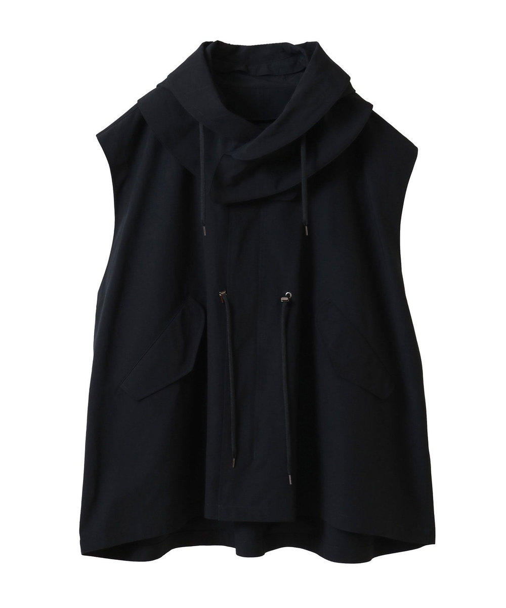 1er Arrondissement ＜VACHEMENT×1er Arrondissement＞シェルタフタモッズベスト ネイビー