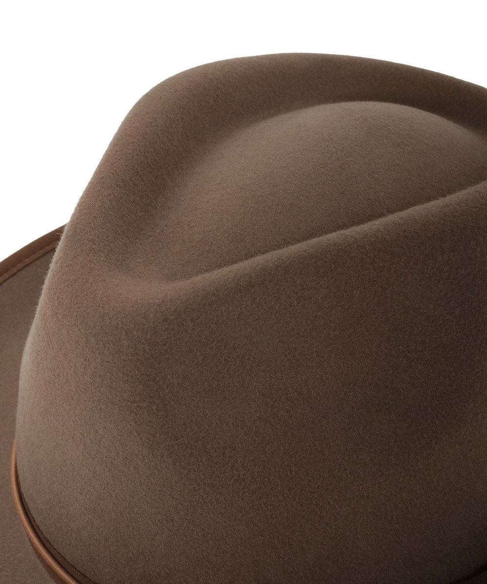 MEN'S BIGI ウールフェルト 中折れハット ベージュ