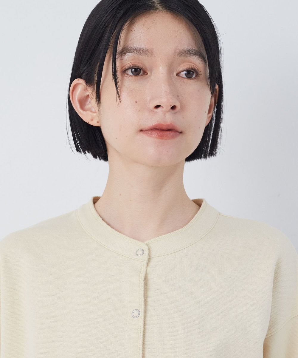 congés payés ADIEU TRISTESSE ポンチスナップカーディガン アイボリー