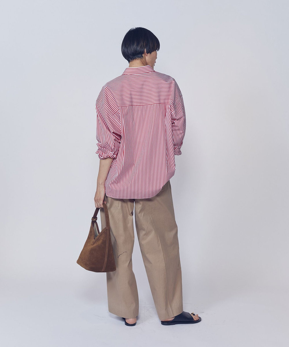 1er Arrondissement ストライプビッグシャツ ストライプ