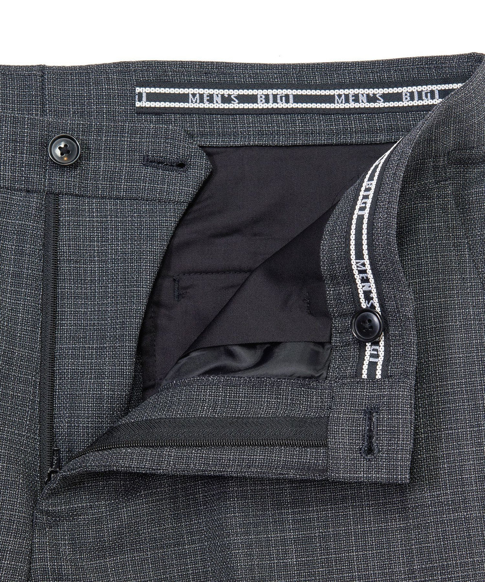 MEN'S BIGI ミックスヤーン/ホップサックスラックス グレー