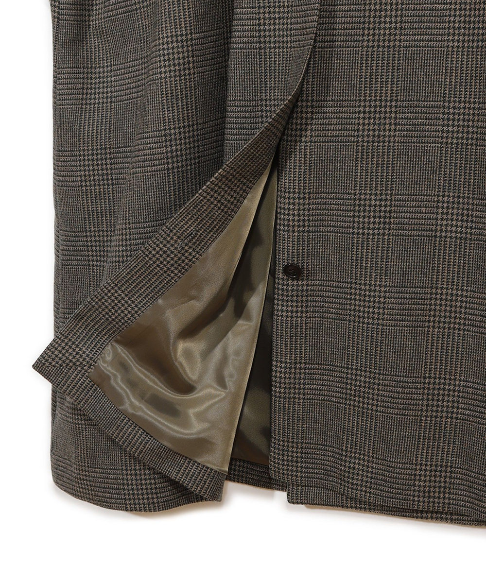 MEN'S BIGI 【50th Anniv . 菊池武夫】WOOL GLEN PLAID COAT カーキ