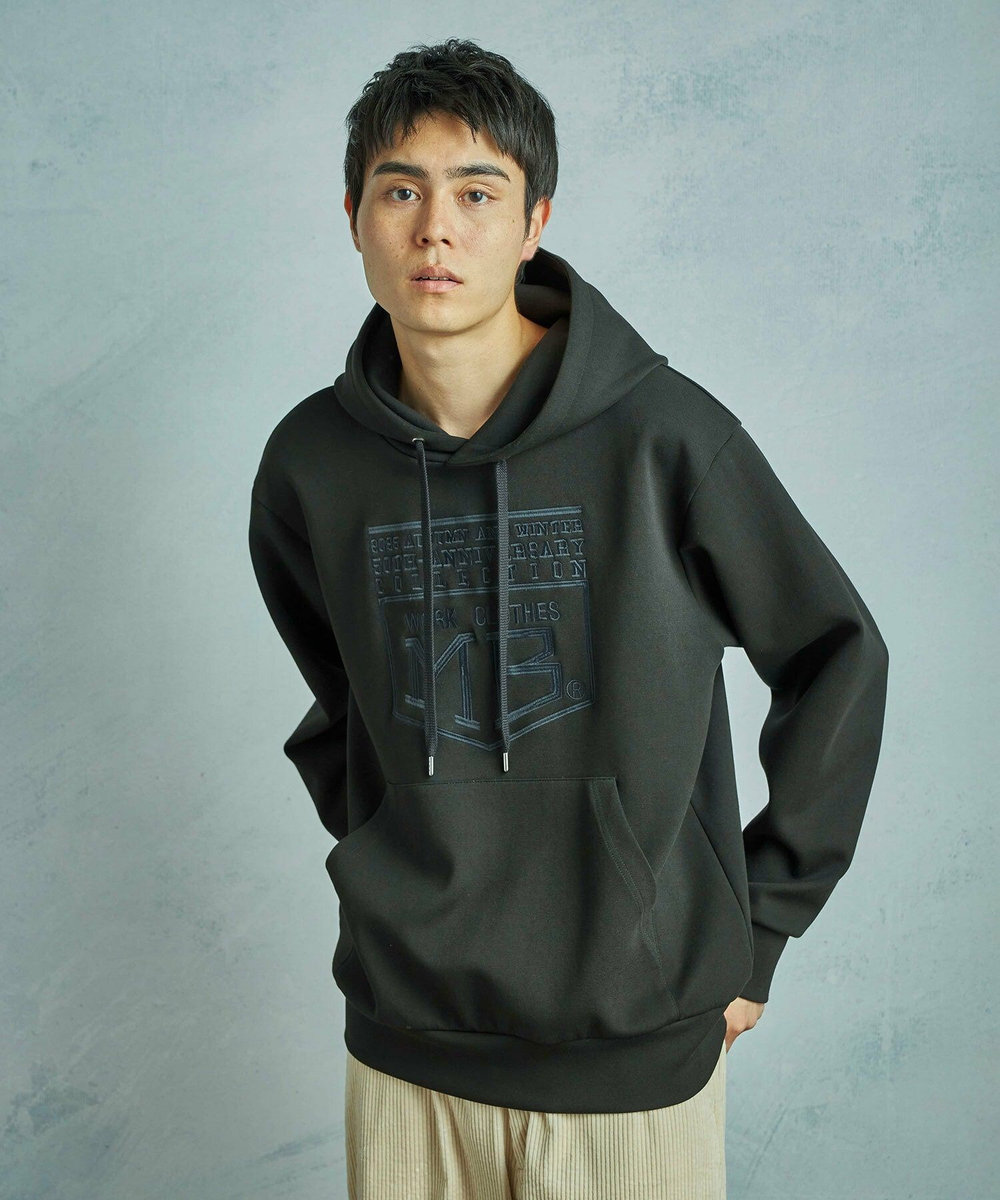 MEN'S BIGI 【50th Anniv . 菊池武夫】LOGO HOODIE ブラック