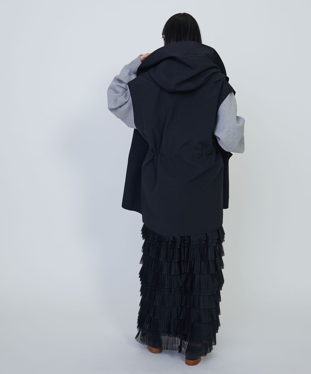 1er Arrondissement ＜VACHEMENT×1er Arrondissement＞シェルタフタモッズベスト ネイビー