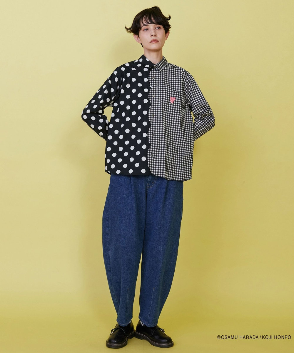 FRAPBOIS OSAMU GOODS デニムパンツ ブルー