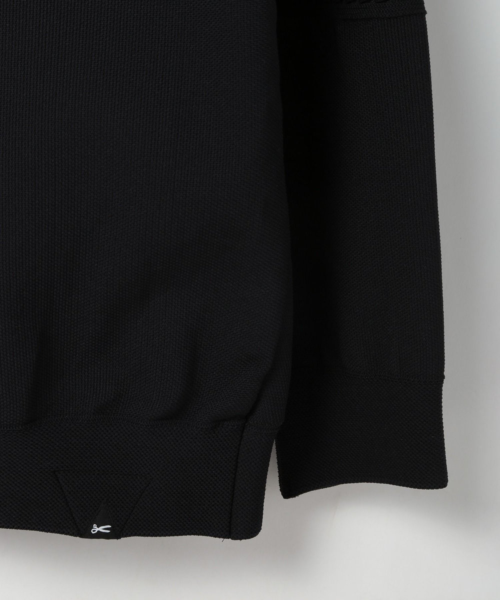 MEN'S BIGI 【DENHAM×MENS BIGI】スタンドニットジップブルゾン ブラック