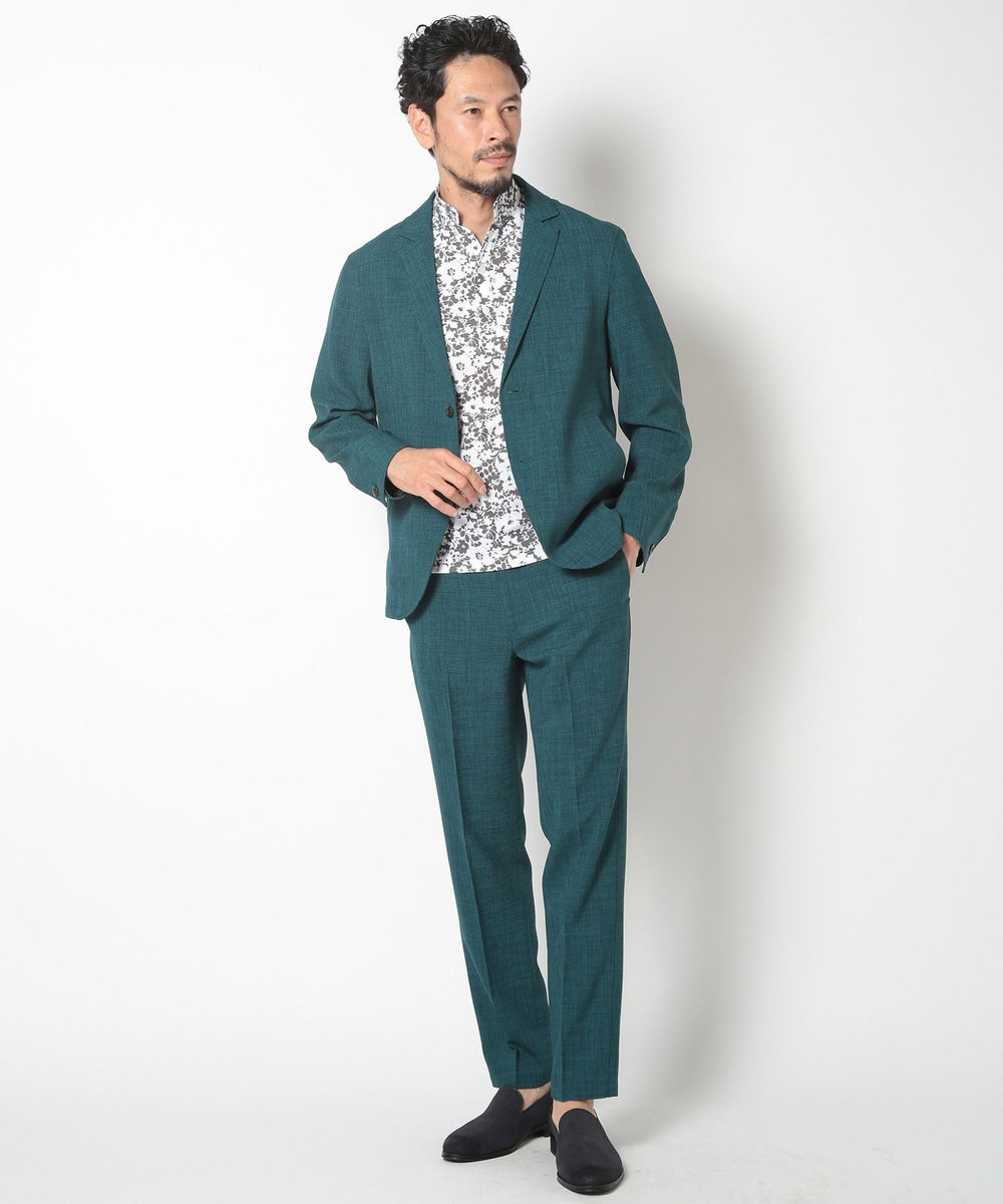 MEN'S BIGI ブッチャーストレッチイージーパンツ グリーン