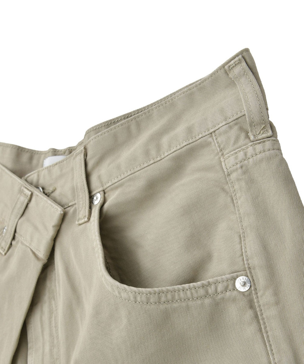 1er Arrondissement ＜AGOLDE （エーゴールド―イー）＞“VANA FOLD JEAN"デニムパンツ（ベージュ） ベージュ