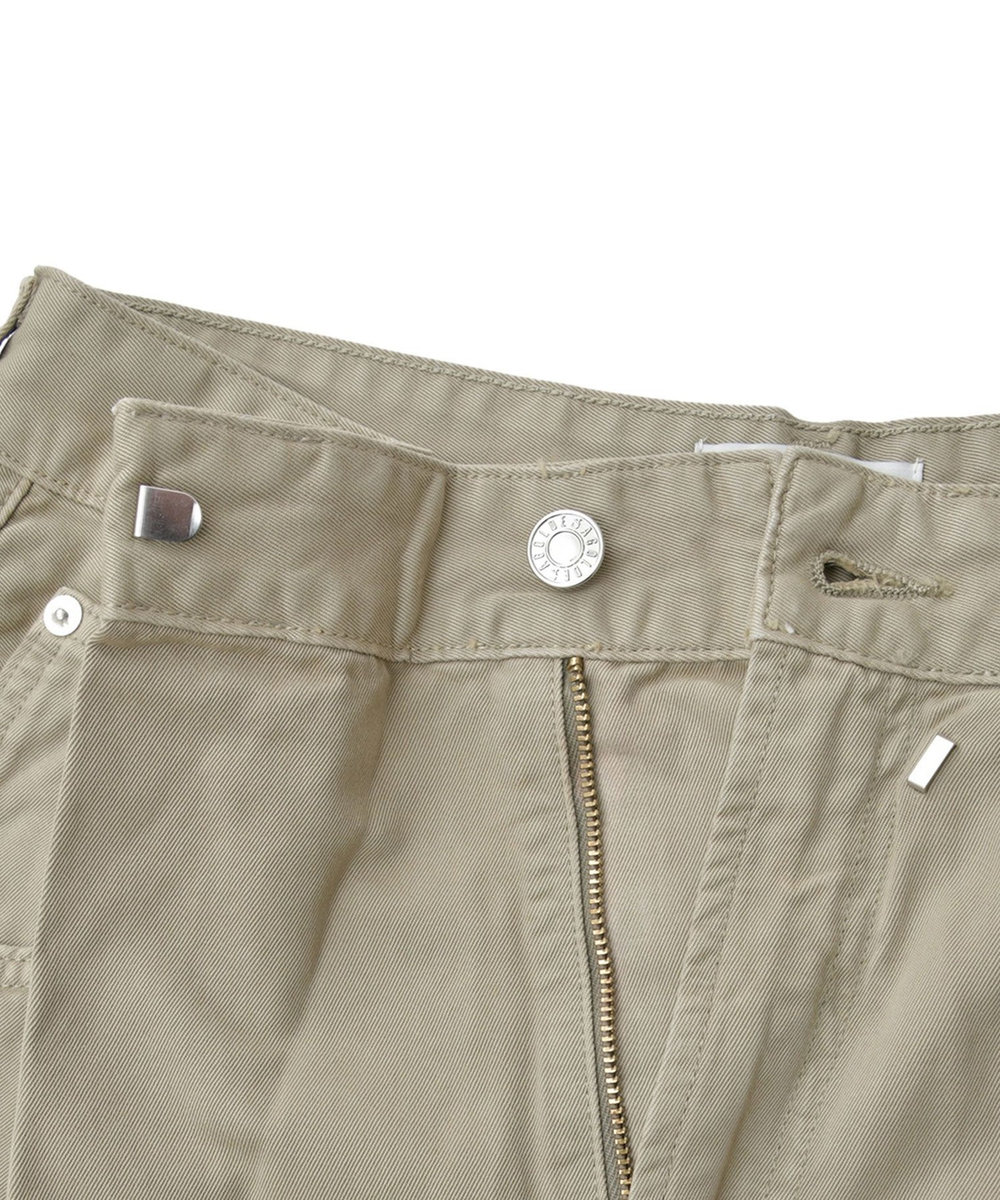 1er Arrondissement ＜AGOLDE （エーゴールド―イー）＞“VANA FOLD JEAN"デニムパンツ（ベージュ） ベージュ