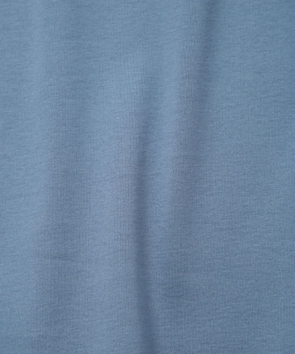 MEN'S BIGI 60/2マーセライズジャージクルーネックTEE ブルー