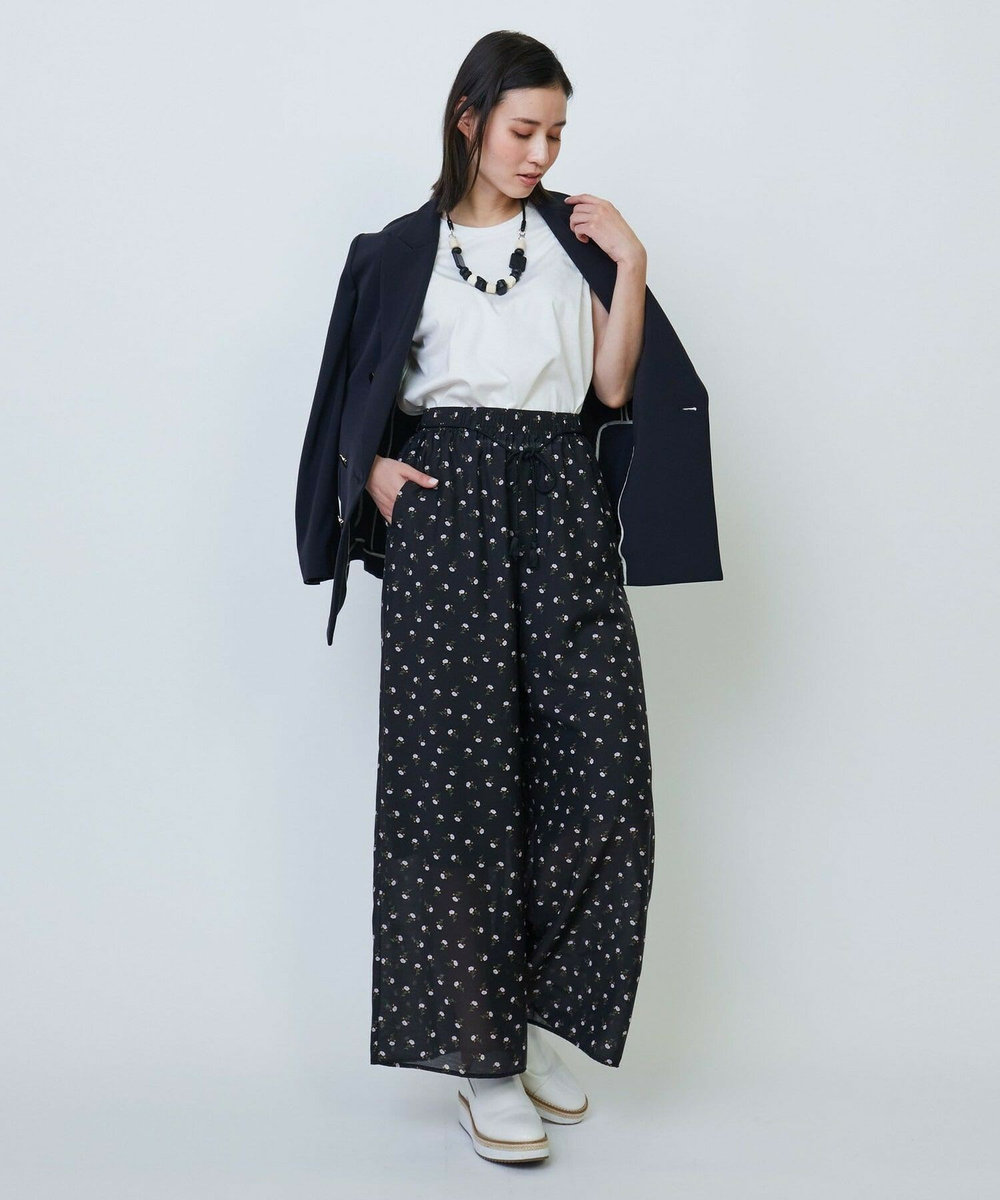 L'EQUIPE mabel モノトーンミックスネックレス ブラック