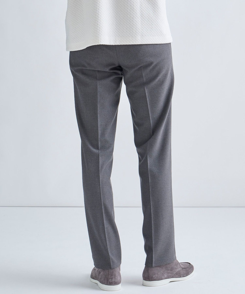MEN'S BIGI PRES WARMアムンゼンストレッチイージーパンツ［発熱/保温/ストレッチ］ チャコールグレー