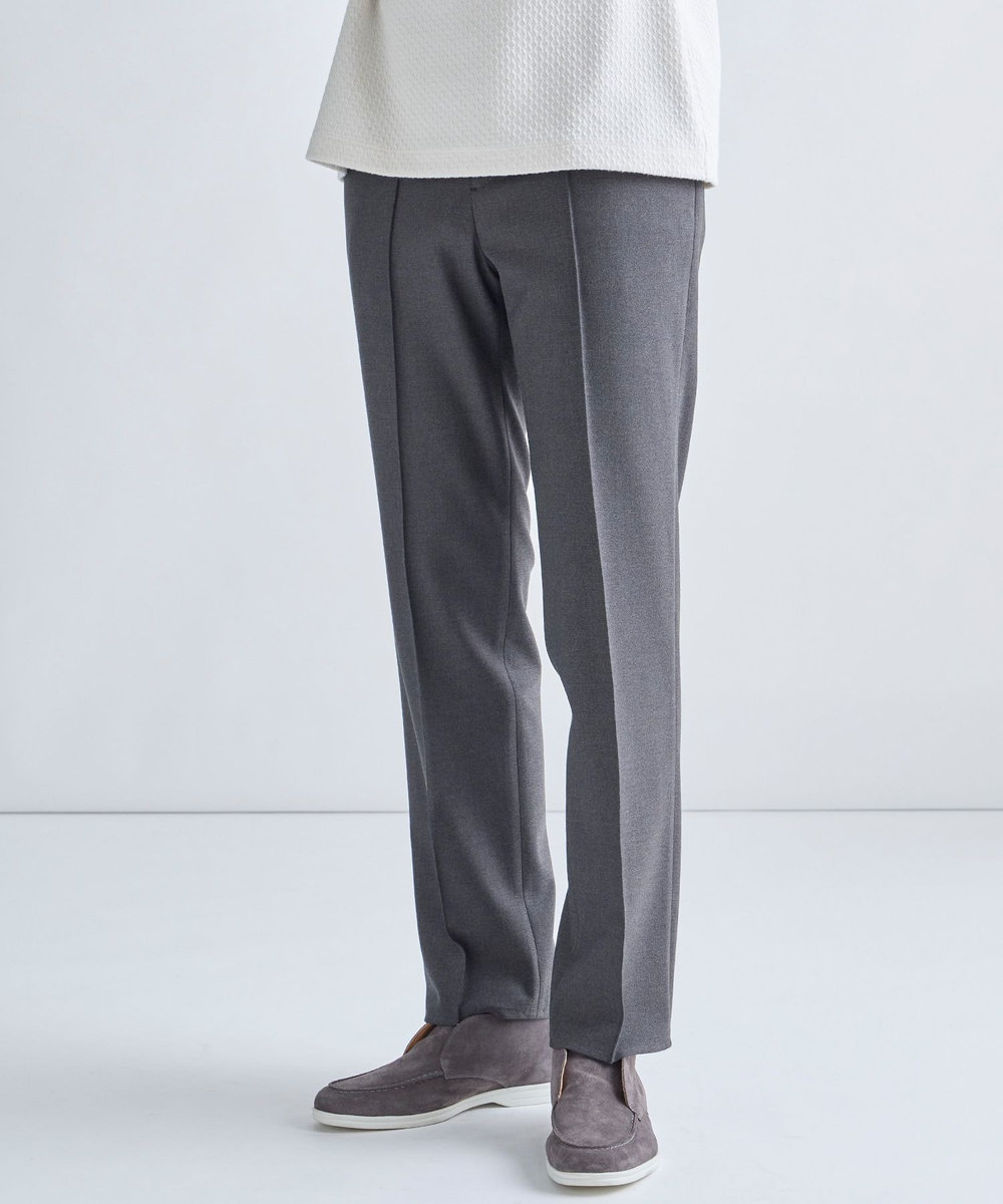 MEN'S BIGI PRES WARMアムンゼンストレッチイージーパンツ［発熱/保温/ストレッチ］ チャコールグレー