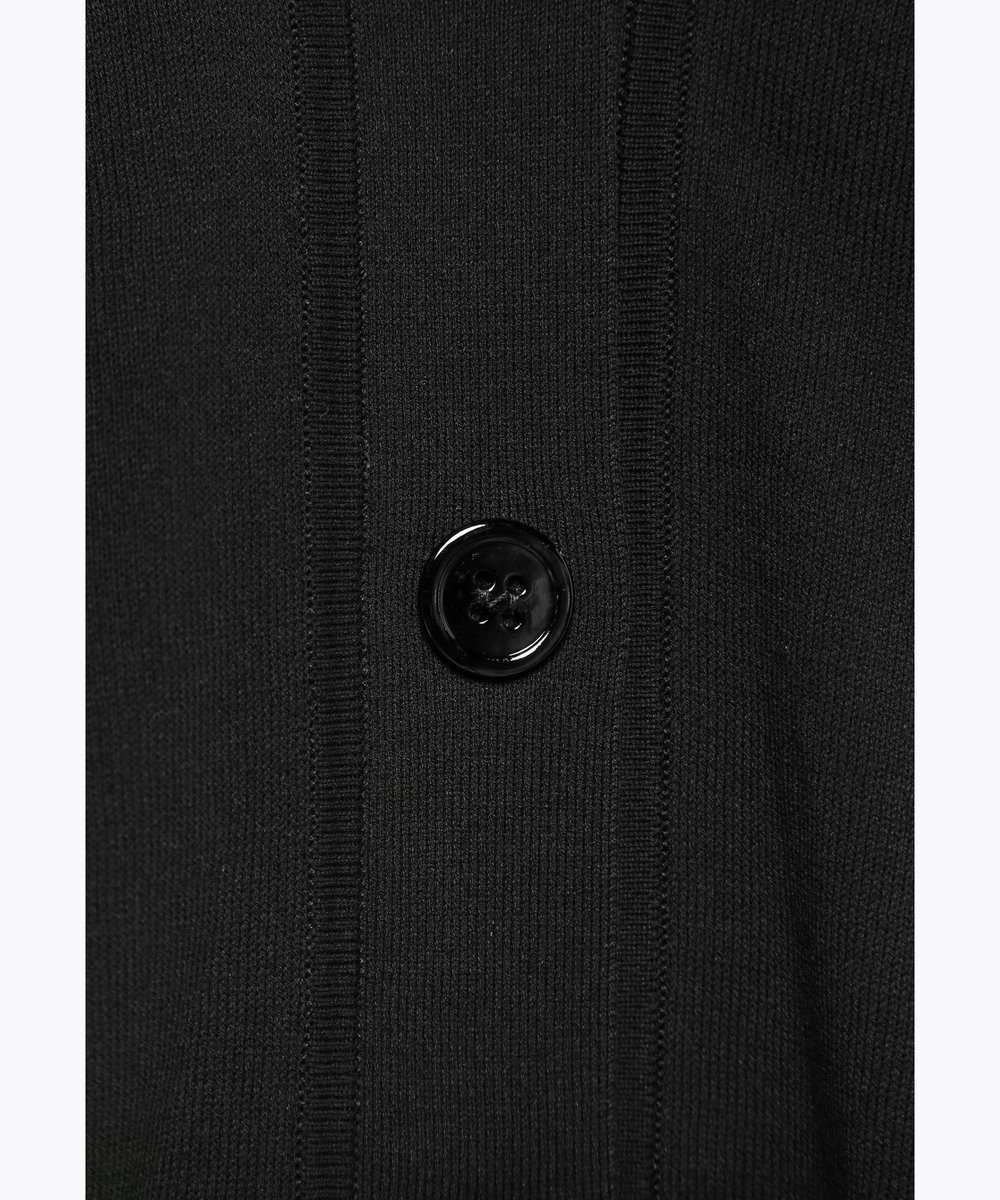 DÉPAREILLÉ COTTON V NECK CARDIGAN / コットンVネックカーディガン ブラック
