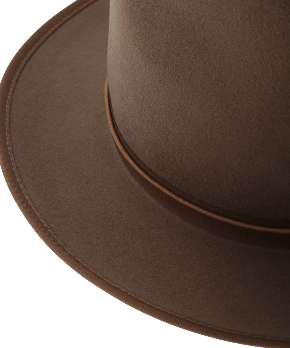 MEN'S BIGI ウールフェルト 中折れハット ベージュ