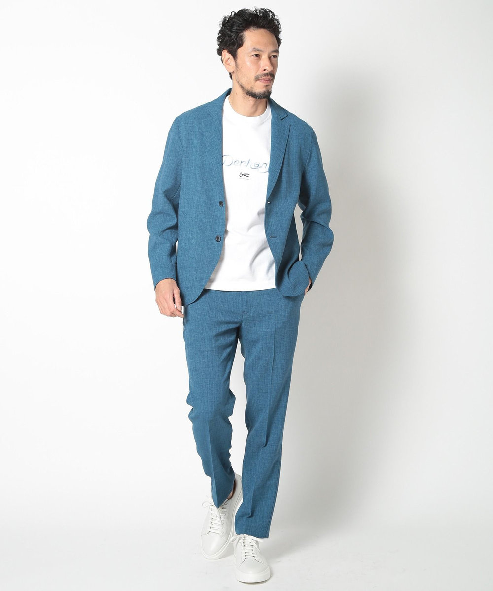 MEN'S BIGI ブッチャーストレッチイージーパンツ ブルー